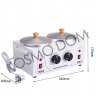 Воскоплав с терморегулятором двойной Double Wax Warmer, 800 мл - Самара — фото 1